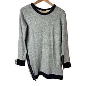 W&B Zara Grey Sweatshirt Long Sleeve Dress Women's Size M